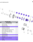 R6 Rear Hub Parts